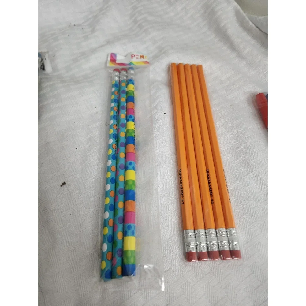 Trailmaker #2 Pencils Horizon Group Patterned Pencils and Ballpoint Pen Bundle